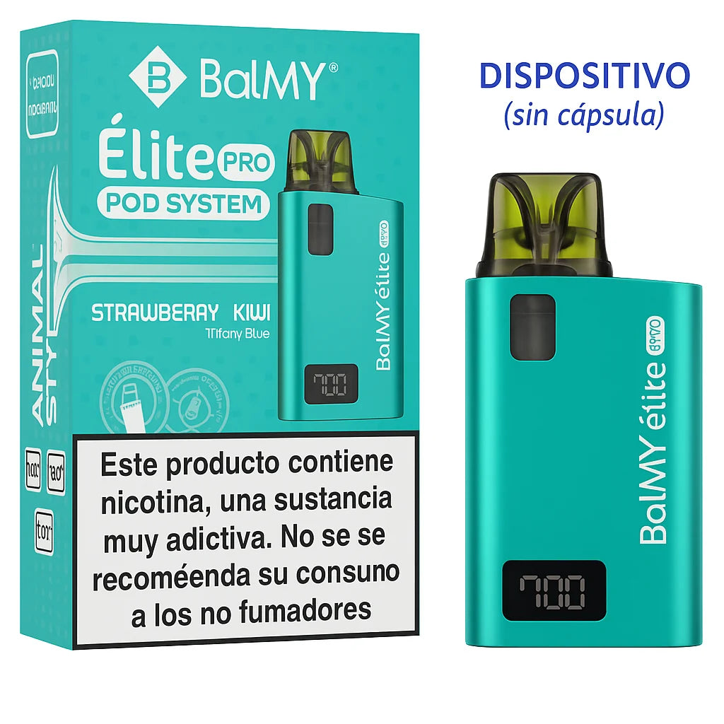 balmy elite pro dispositivo azul tiffany