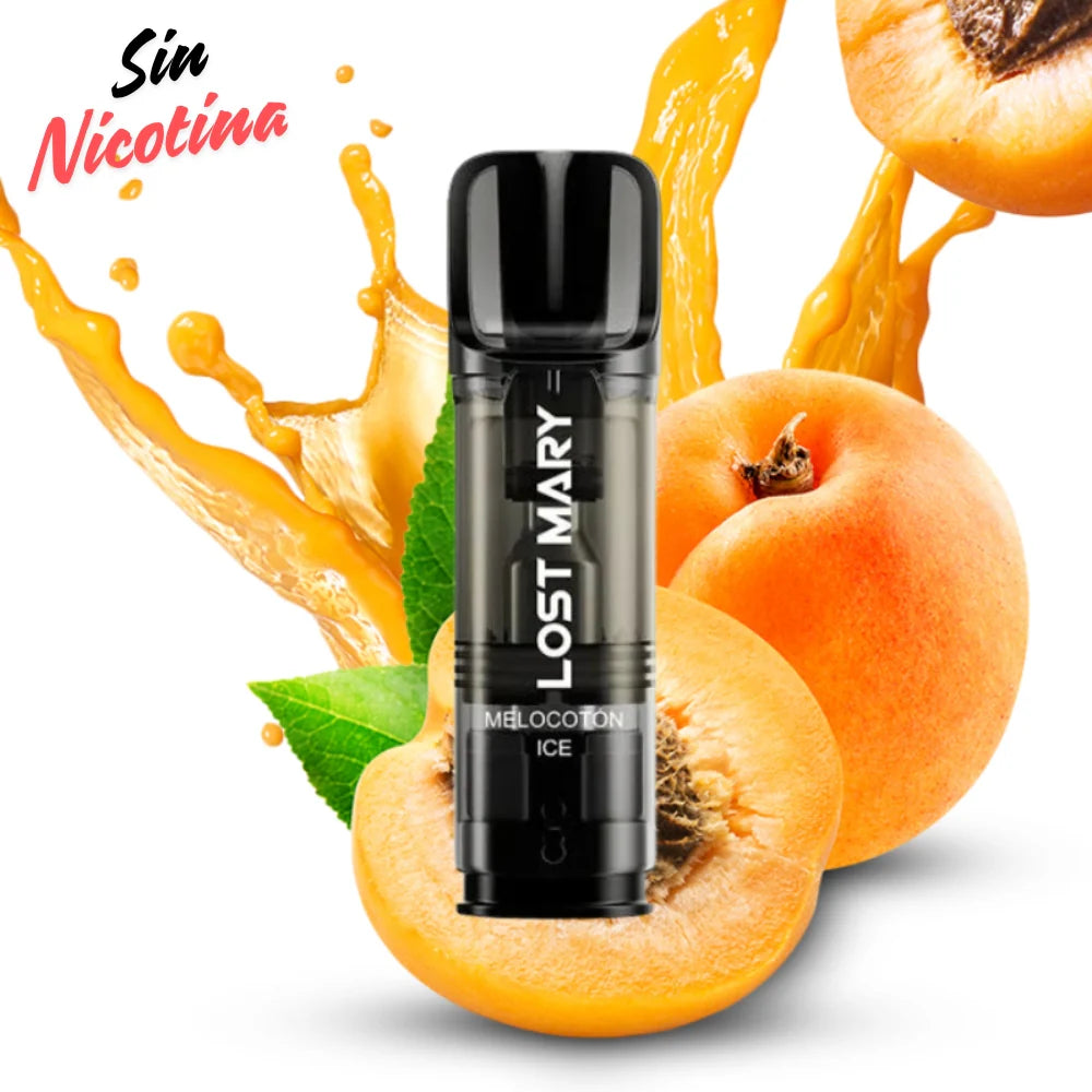 cartucho lost mary tappo peach ice capsula
