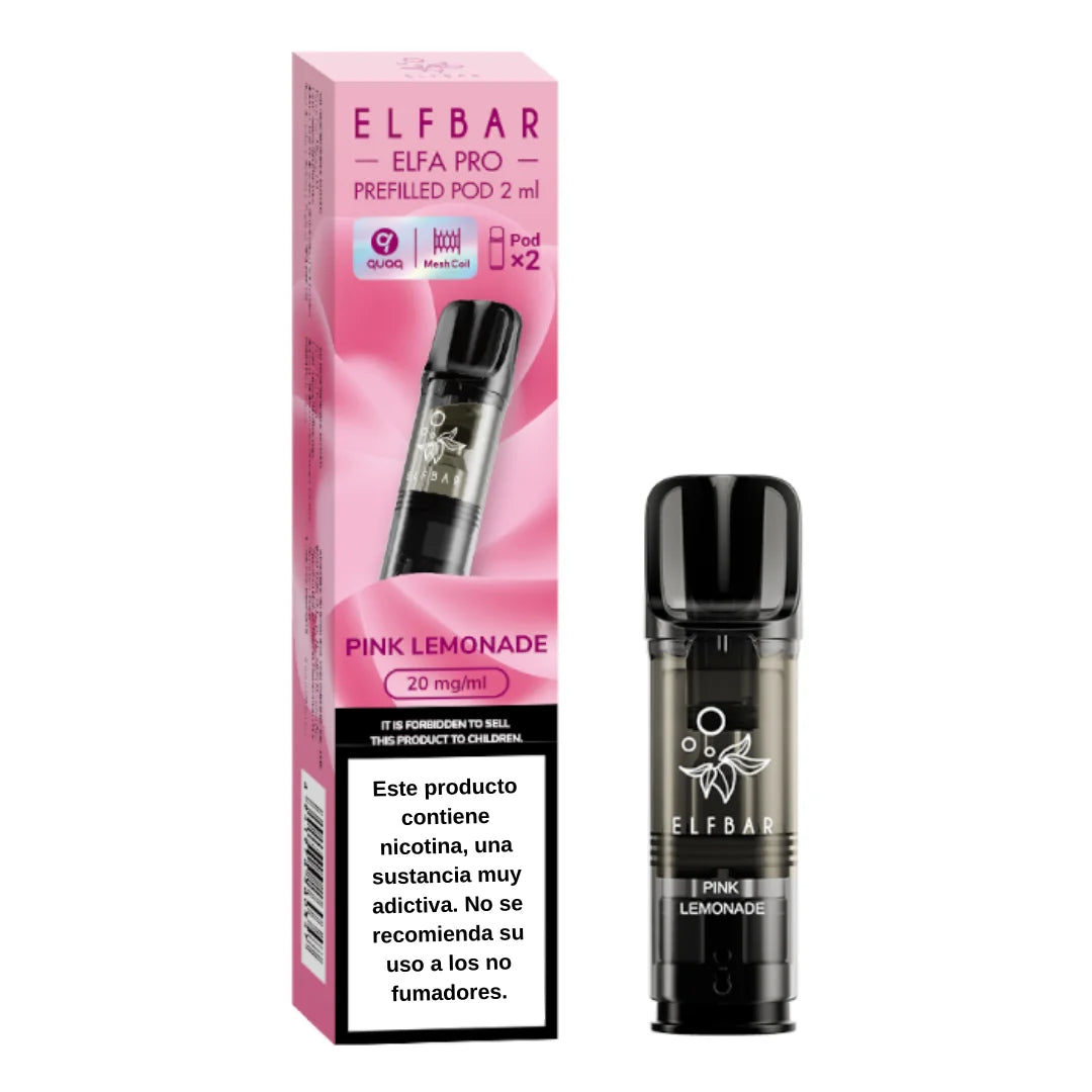 elf bar elfa capsula limonada rosa 1