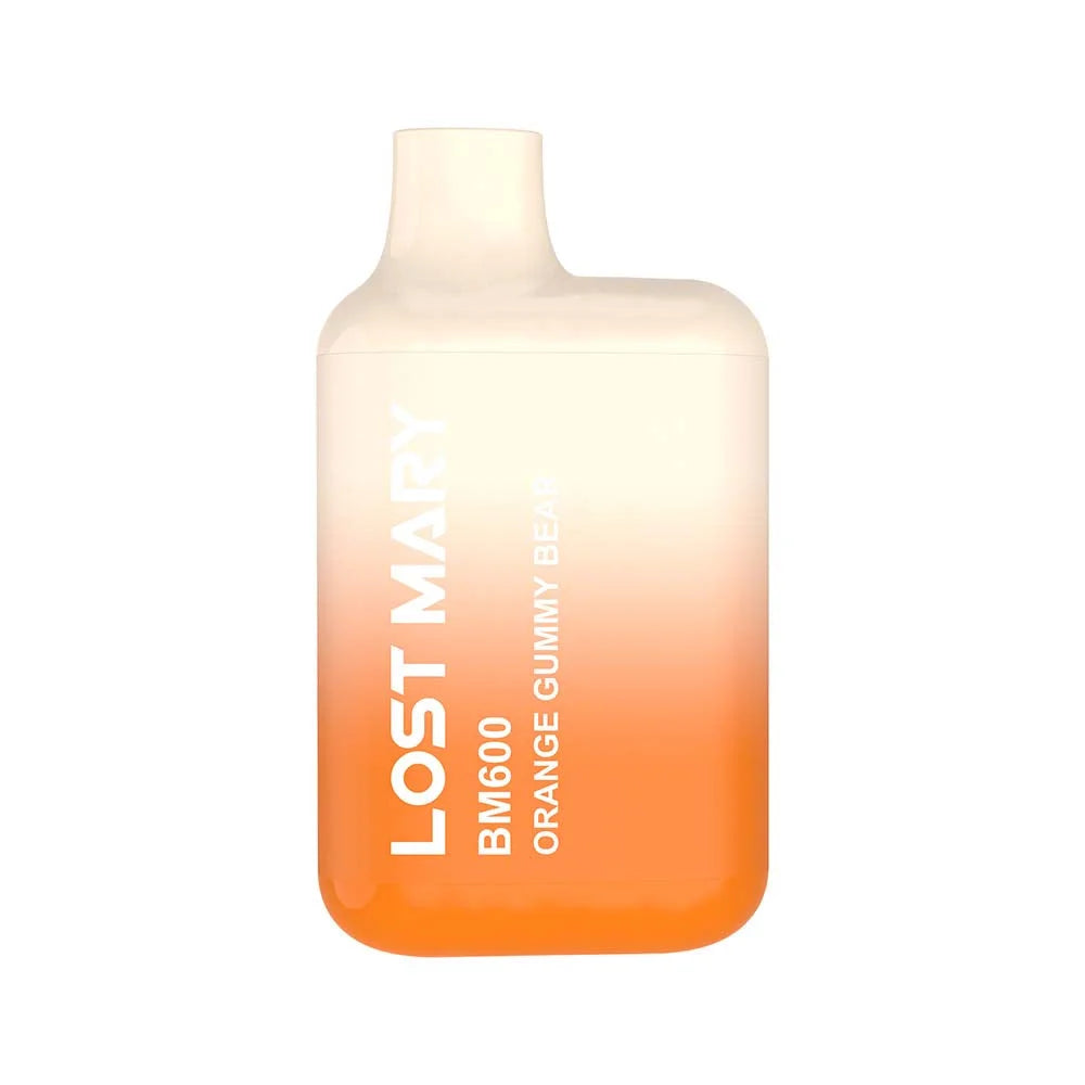 lost mary bm600 osito de naranja 20mg orange gummy bear vape desechable
