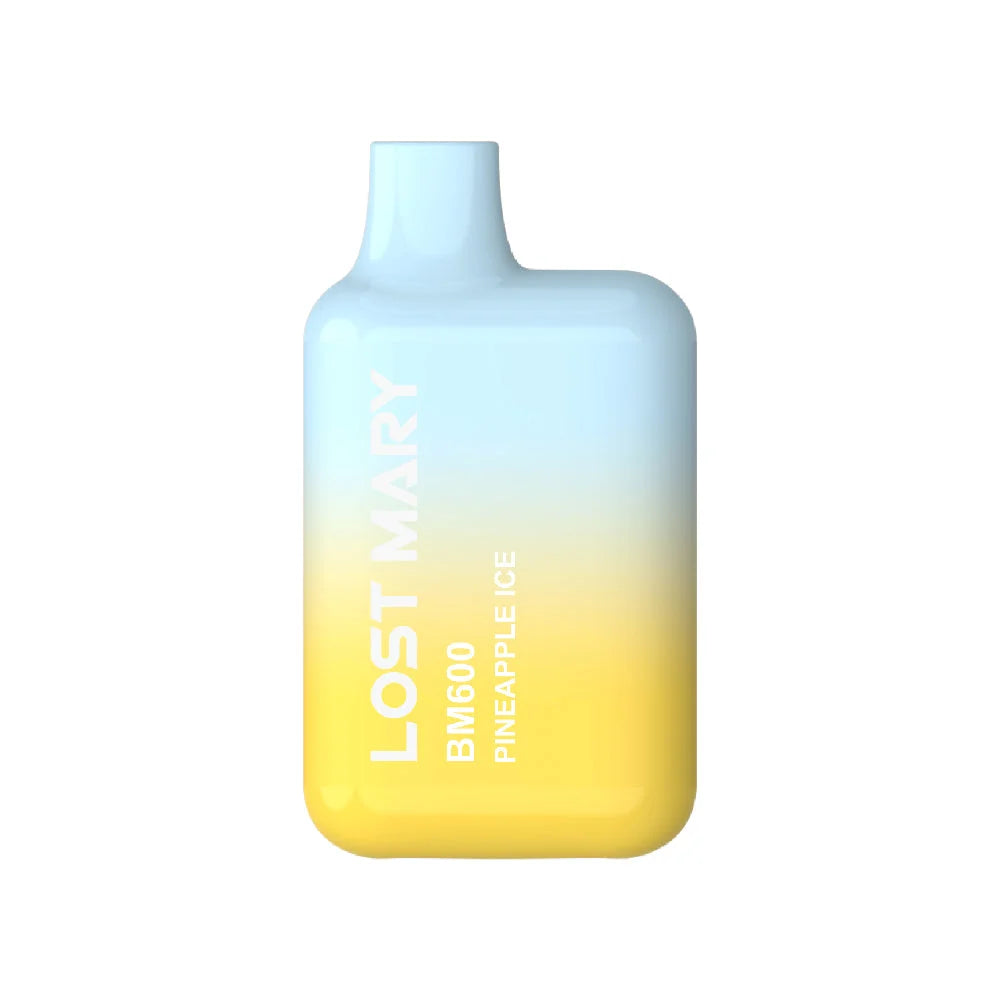 lost mary bm600 pina hielo 20mg pineapple ice vape desechable