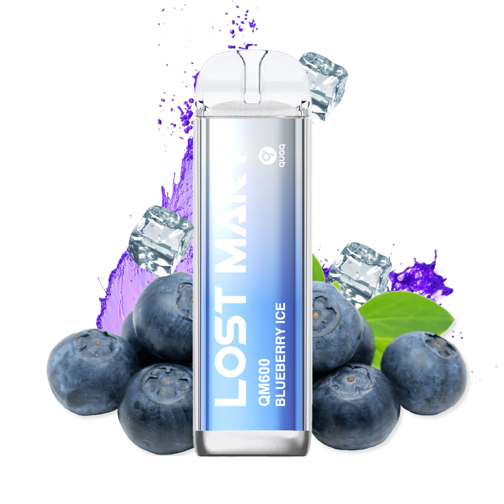 lost mary qm600 arandano hielo 20mg blueberry ice vape desechable