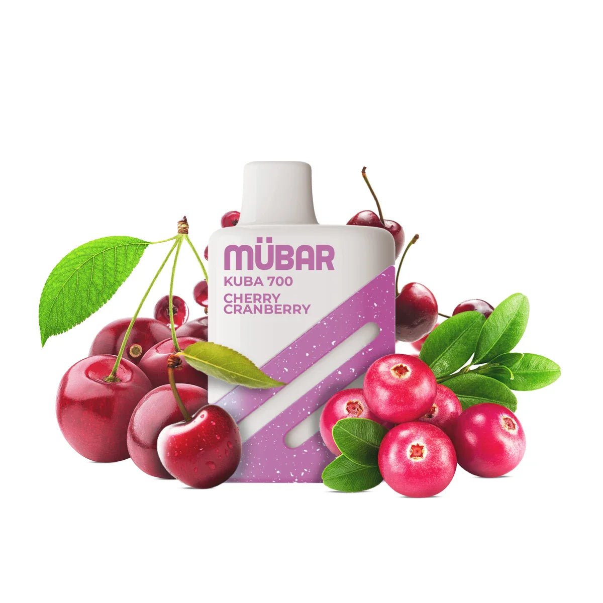 Mübar Kuba 700 0mg Sin Nicotina Cereza Arándano Rojo