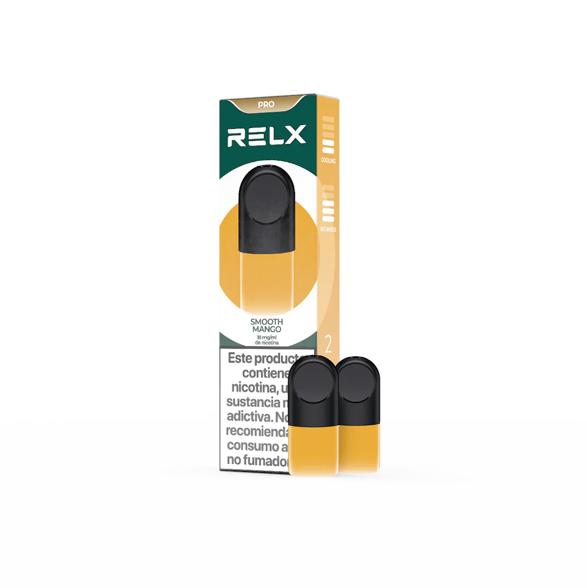 relx 18mg ml smooth mango relx pods pro capsula