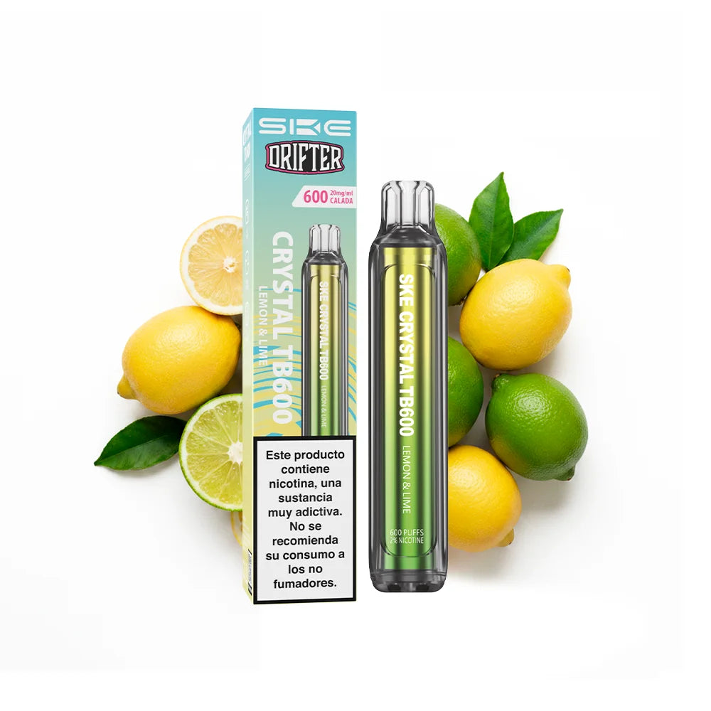 Pod desechable SKE x Drifter Crystal TB600 20mg sabor lima limón - Pods Xpress