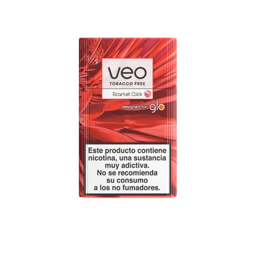 veo stick tabaco calentado escarlata