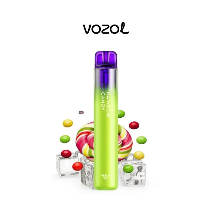 vozol neon 800 vape desechable 20mg caramelo arcoiris