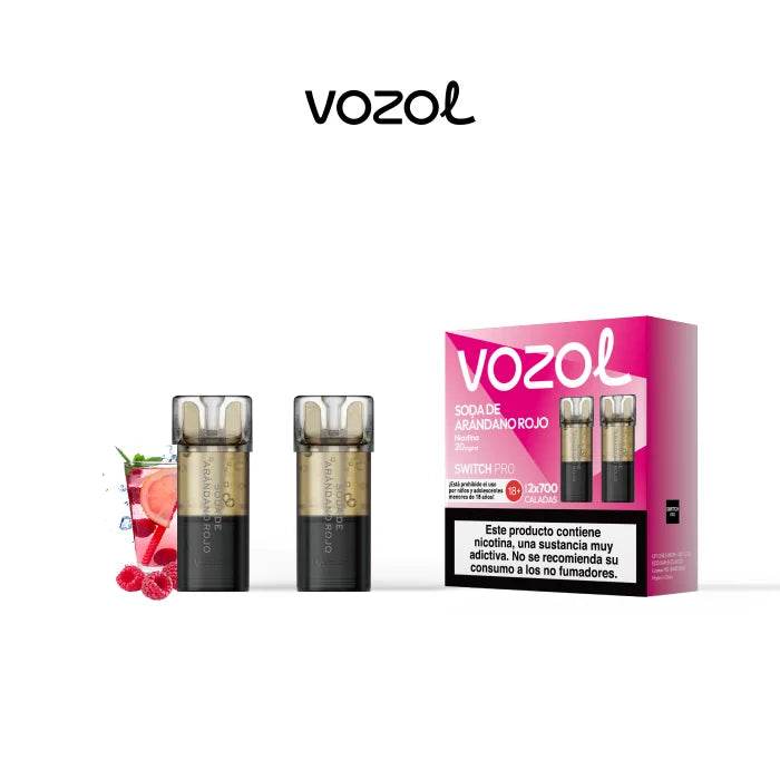 vozol switch pro capsulas 20mg soda de arandano rojo 1