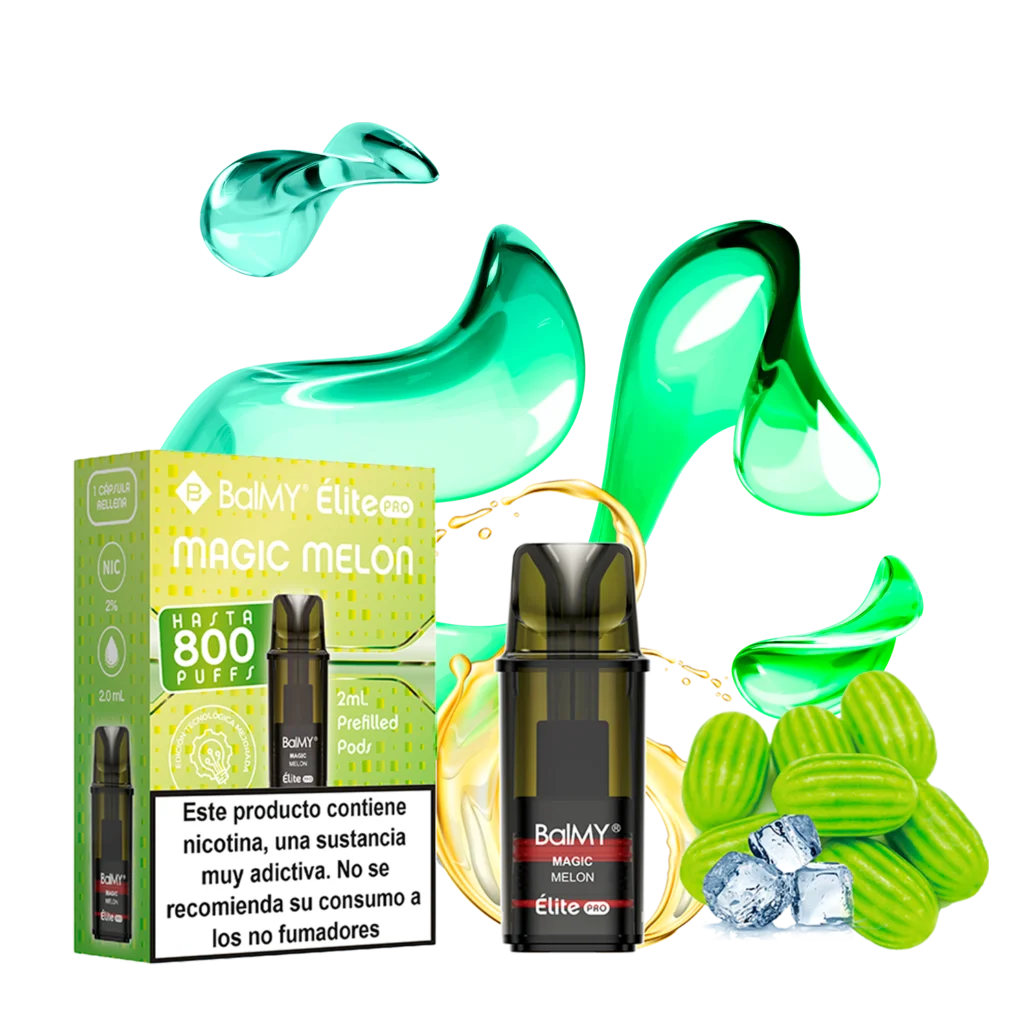 balmy elite pro capsula chicle de melon 20mg magic melon