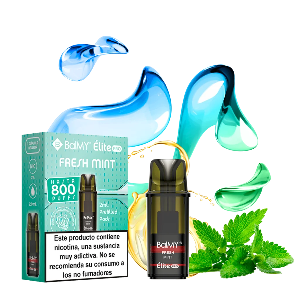 balmy elite pro capsula menta fresca 20mg fresh mint