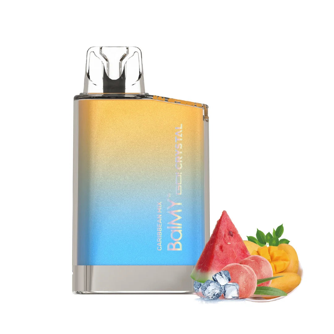 balmy go crystal vape desechable mix caribeno 800 caladas caribbean mix 20mg