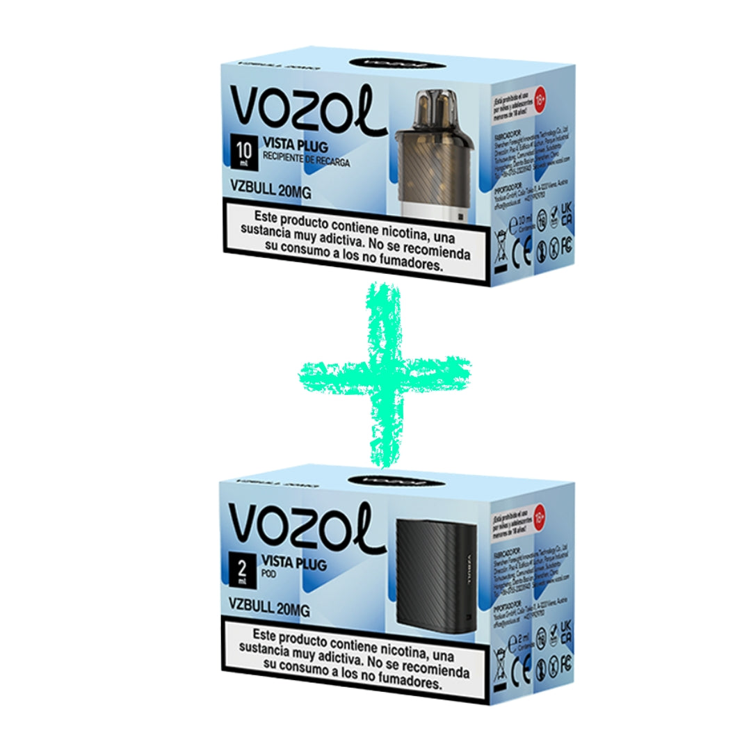 Capsulas para Vozol Vista Plug (10 + 2 ml) - PODS XPRESS