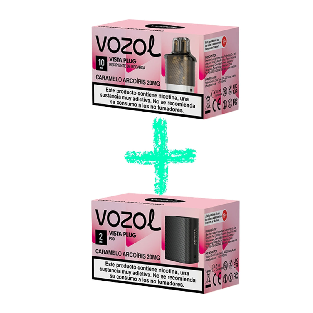 Capsulas para Vozol Vista Plug (10 + 2 ml) - PODS XPRESS