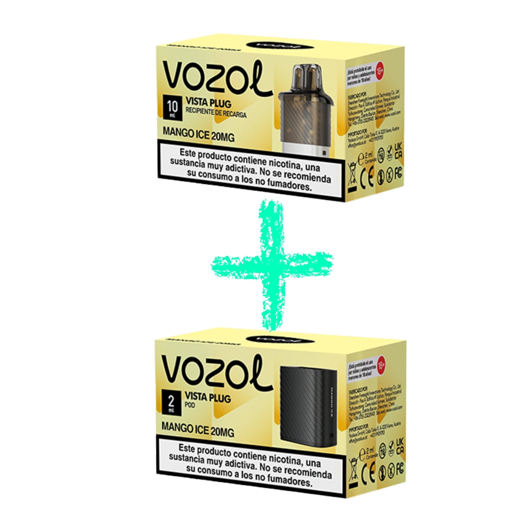 Capsulas para Vozol Vista Plug (10 + 2 ml) | Pods Xpress