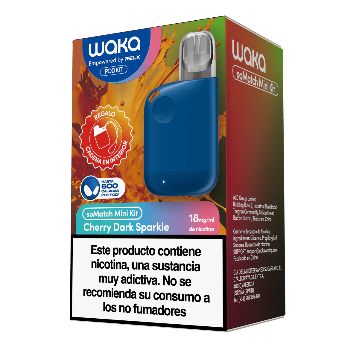 Dispositivo Waka Somatch Mini Kit 20mg 1+1 - PODS XPRESS