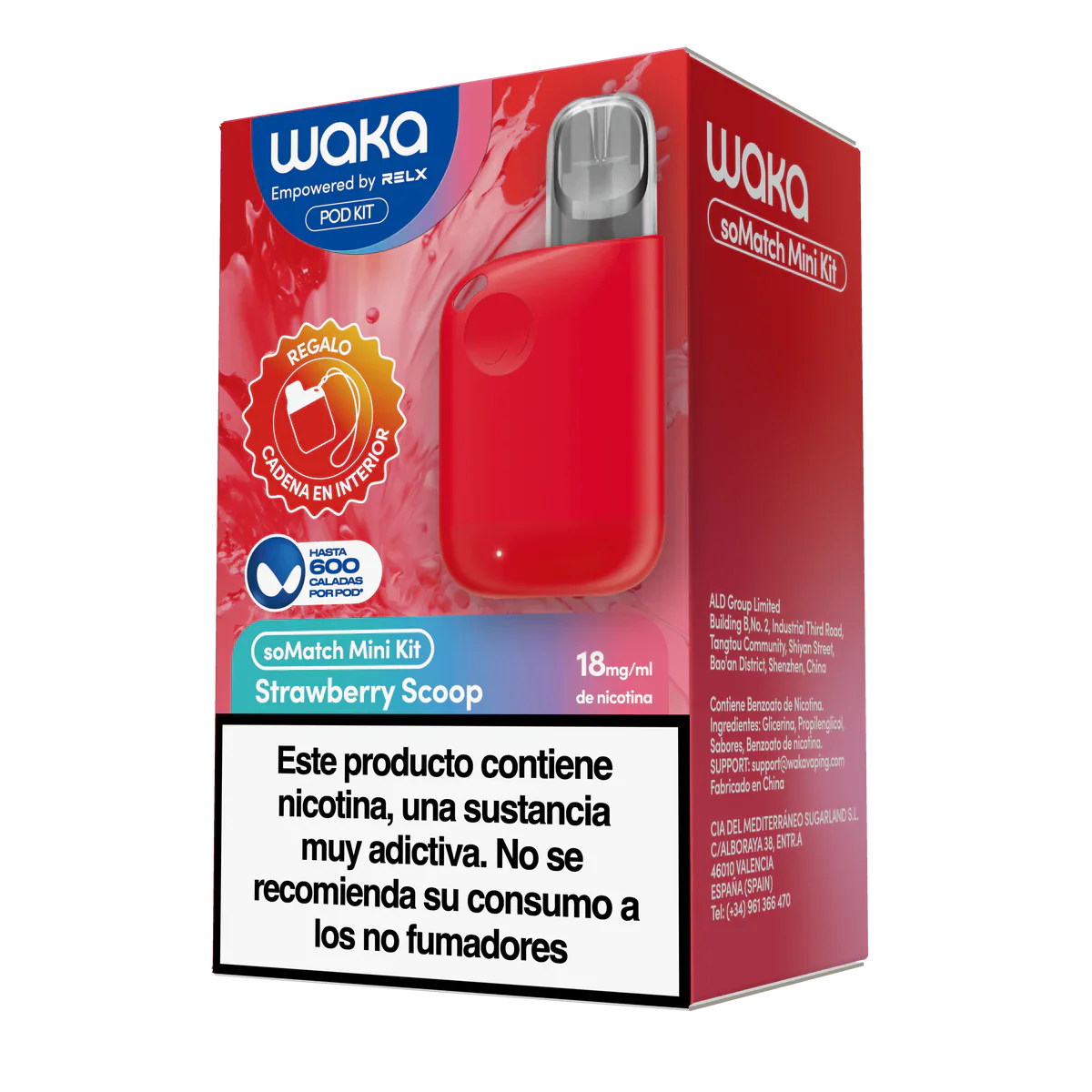 Dispositivo Waka Somatch Mini Kit 20mg 1+1 - PODS XPRESS