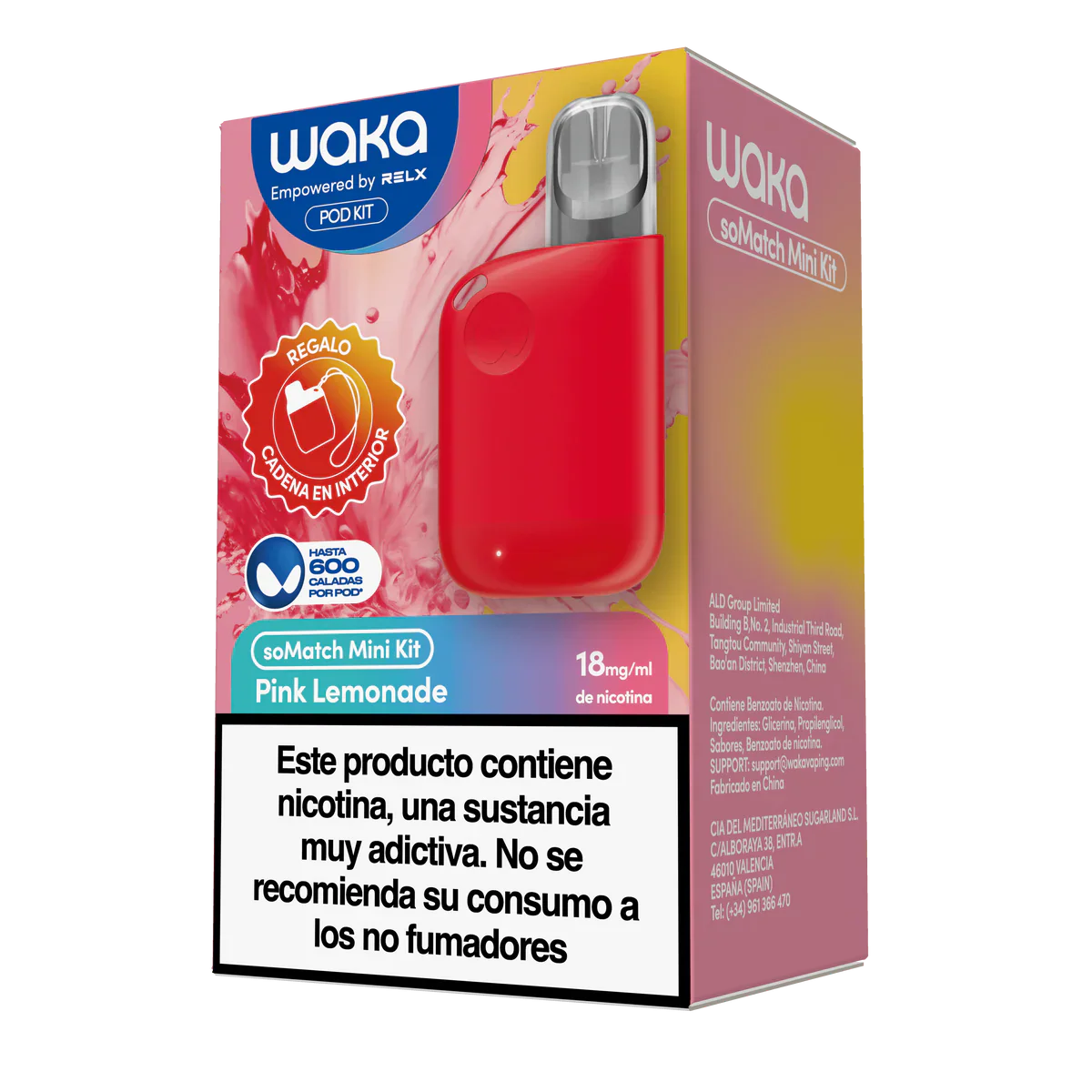 Dispositivo Waka Somatch Mini Kit 20mg 1+1 - PODS XPRESS