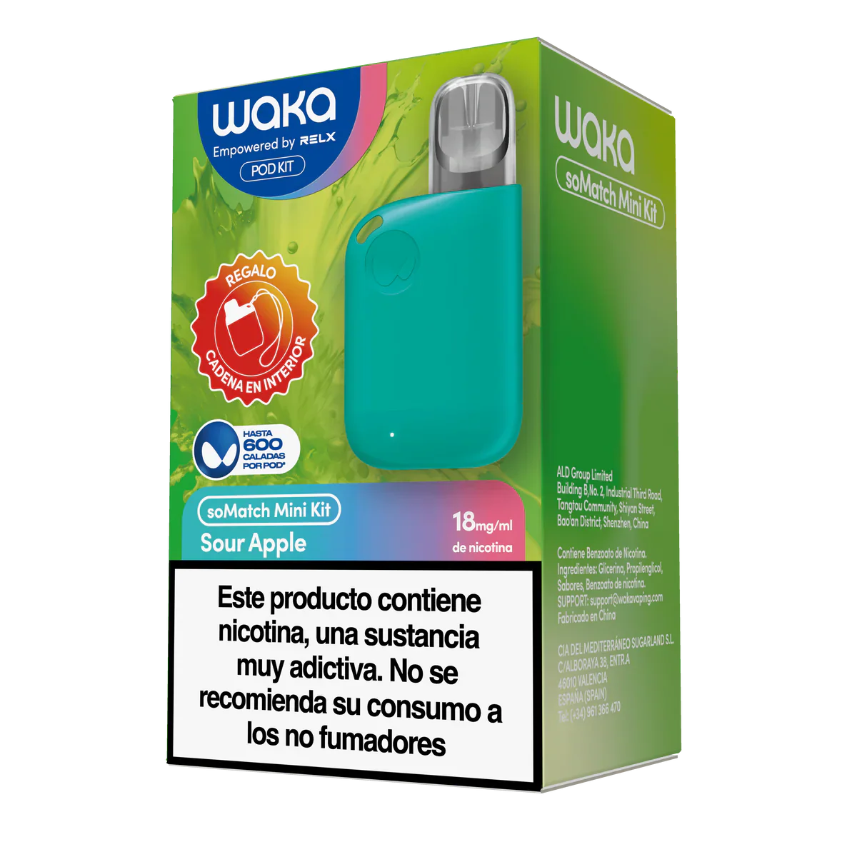 Dispositivo Waka Somatch Mini Kit 20mg 1+1 - PODS XPRESS