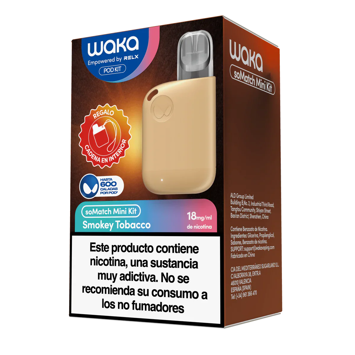 Dispositivo Waka Somatch Mini Kit 20mg 1+1 - PODS XPRESS