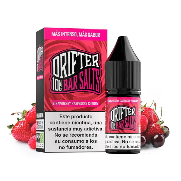 drifter bar sales de nicotina 10mg strawberry raspberry cherry