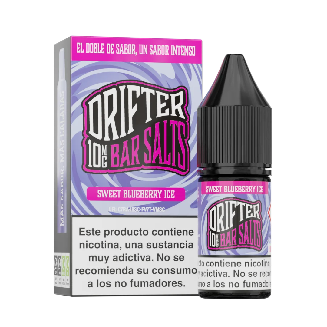drifter bar vape desechable 10mg arandano dulce hielo