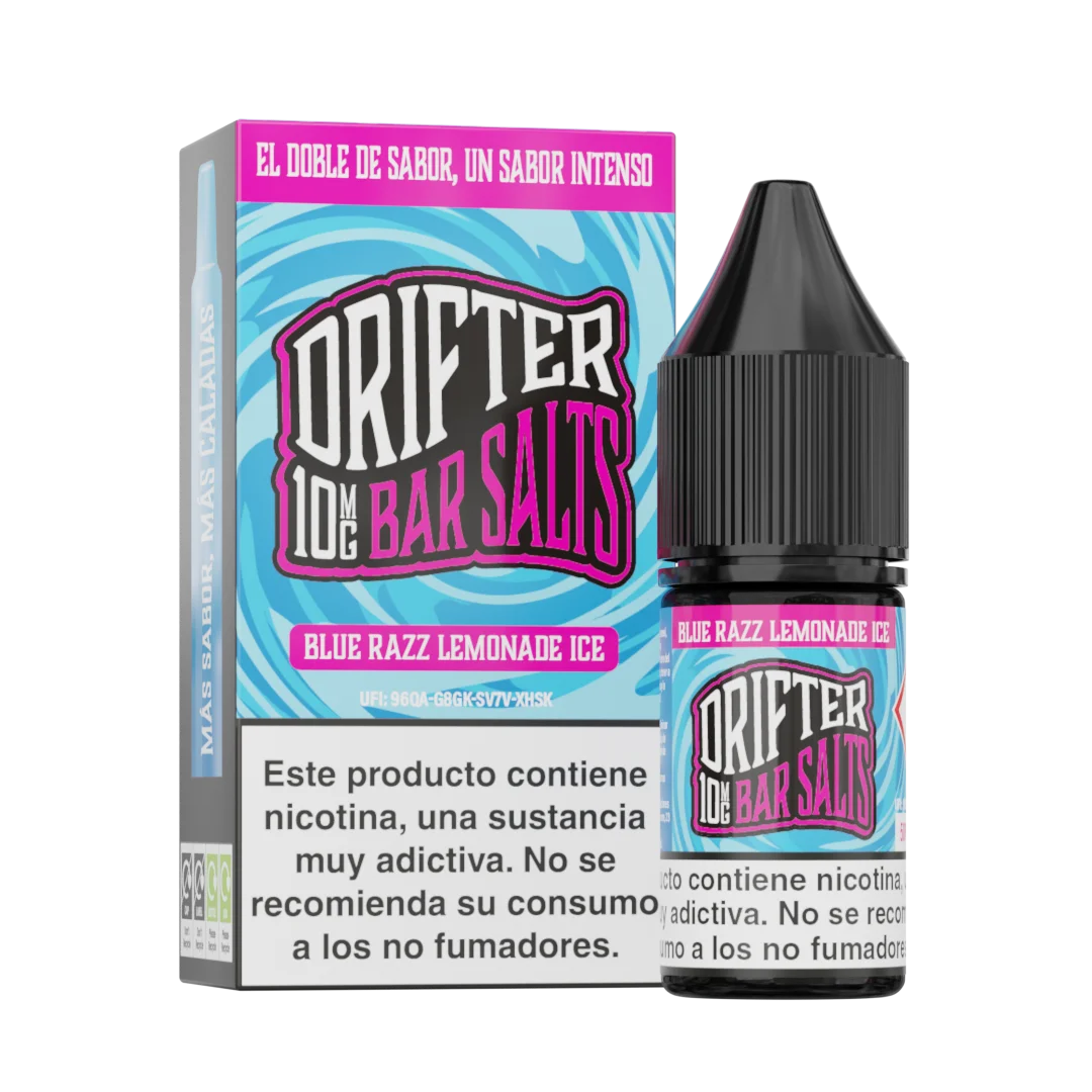 drifter bar vape desechable 10mg limonada frambuesa azul hielo