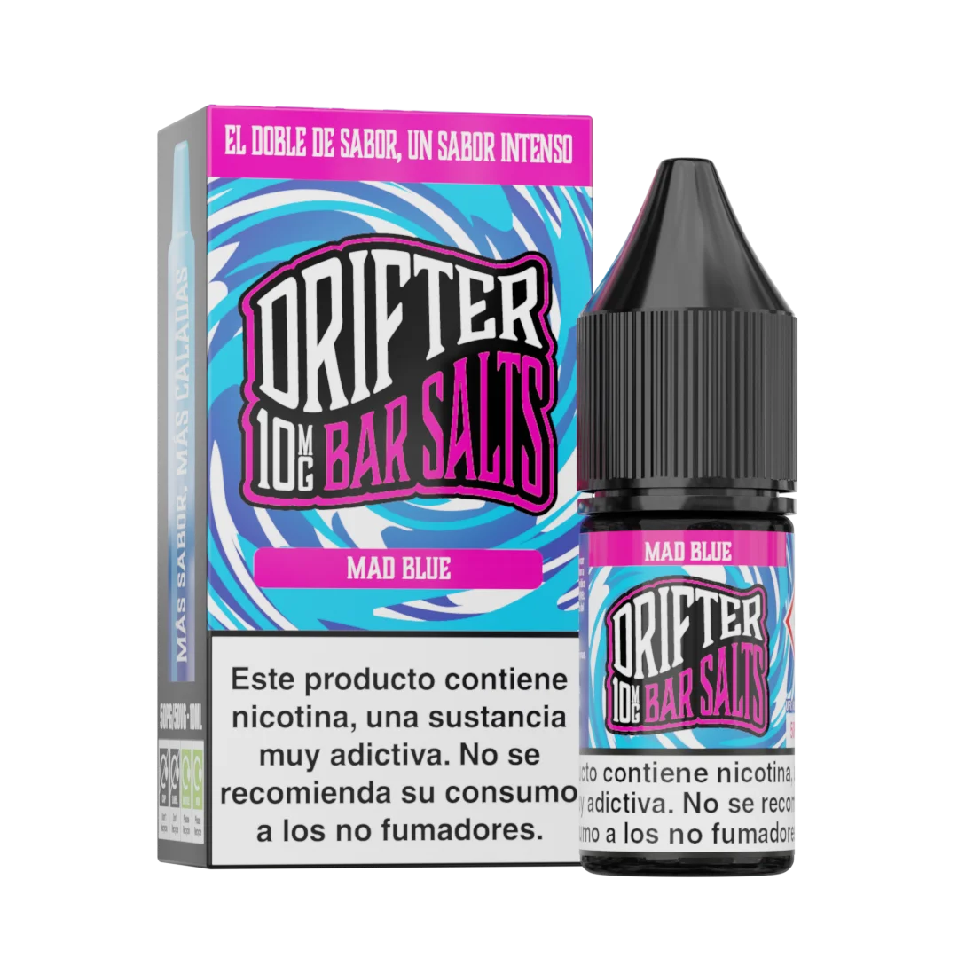 drifter bar vape desechable 10mg mad blue