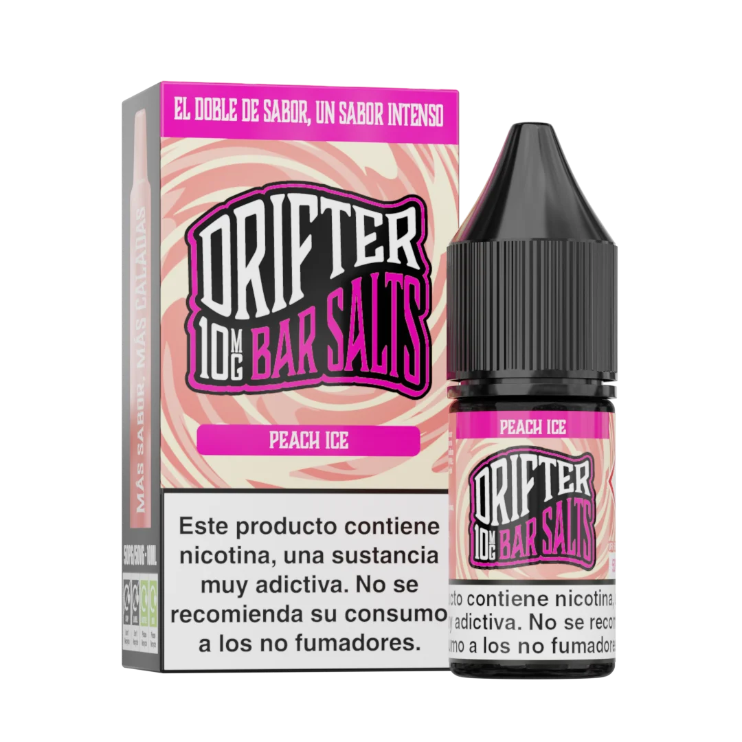 drifter bar vape desechable 10mg melocoton hielo