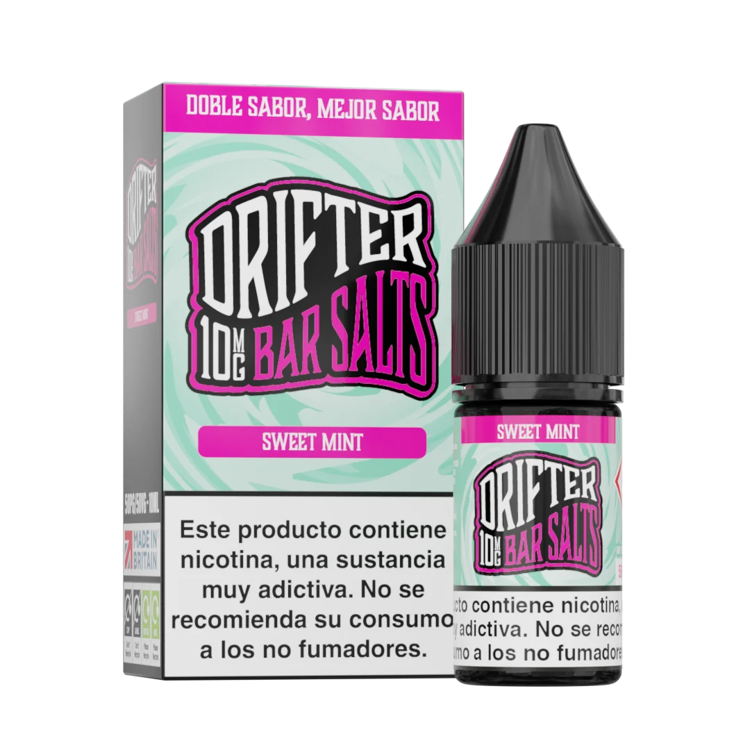 drifter bar vape desechable 10mg menta dulce
