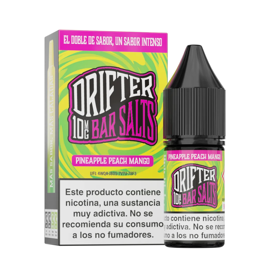 drifter bar vape desechable 10mg pina melocoton