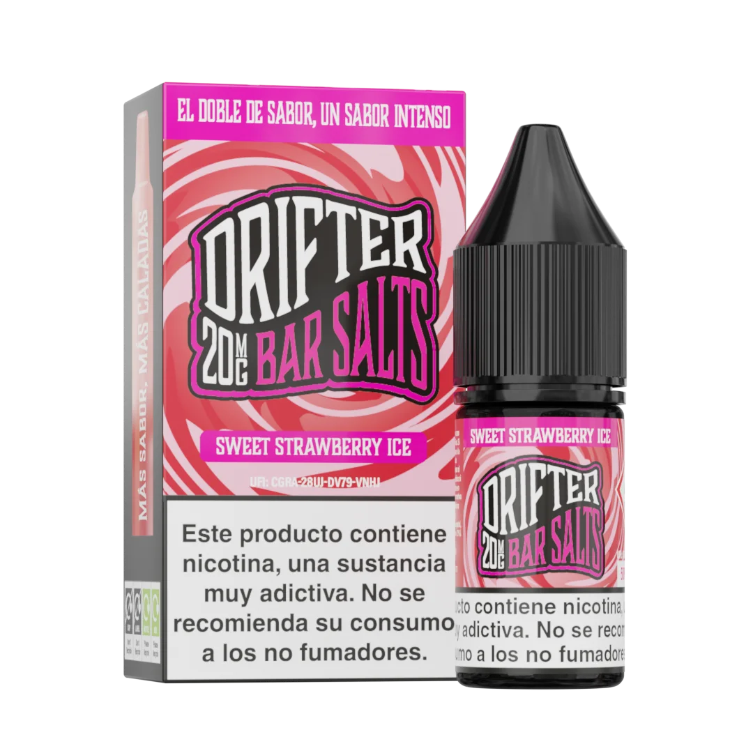 drifter bar vape desechable 20mg fresa dulce hielo