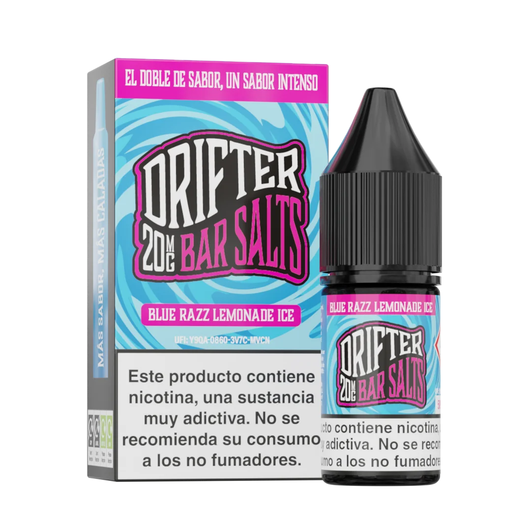 drifter bar vape desechable 20mg limonada frambuesa azul hielo