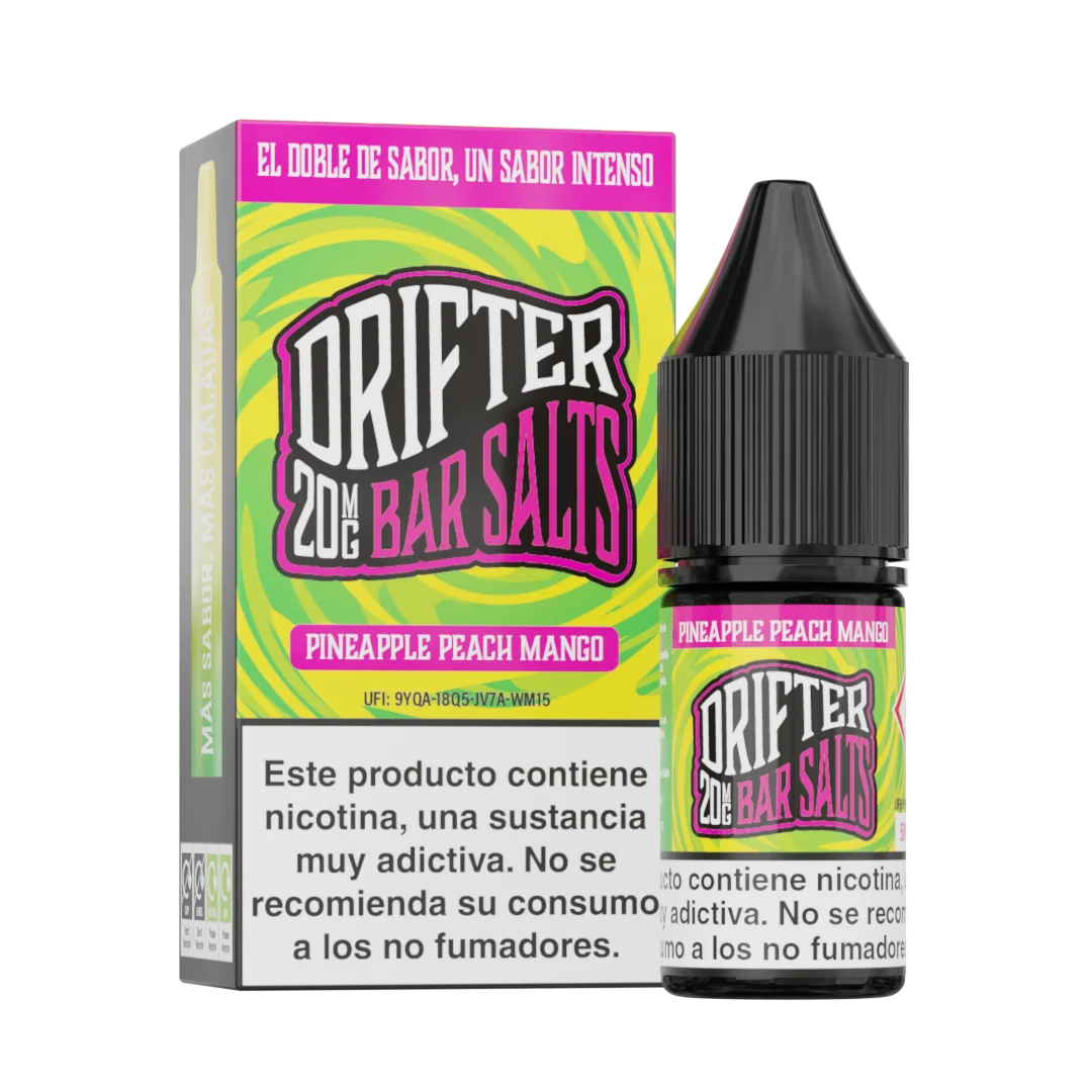 drifter bar vape desechable 20mg pina melocoton