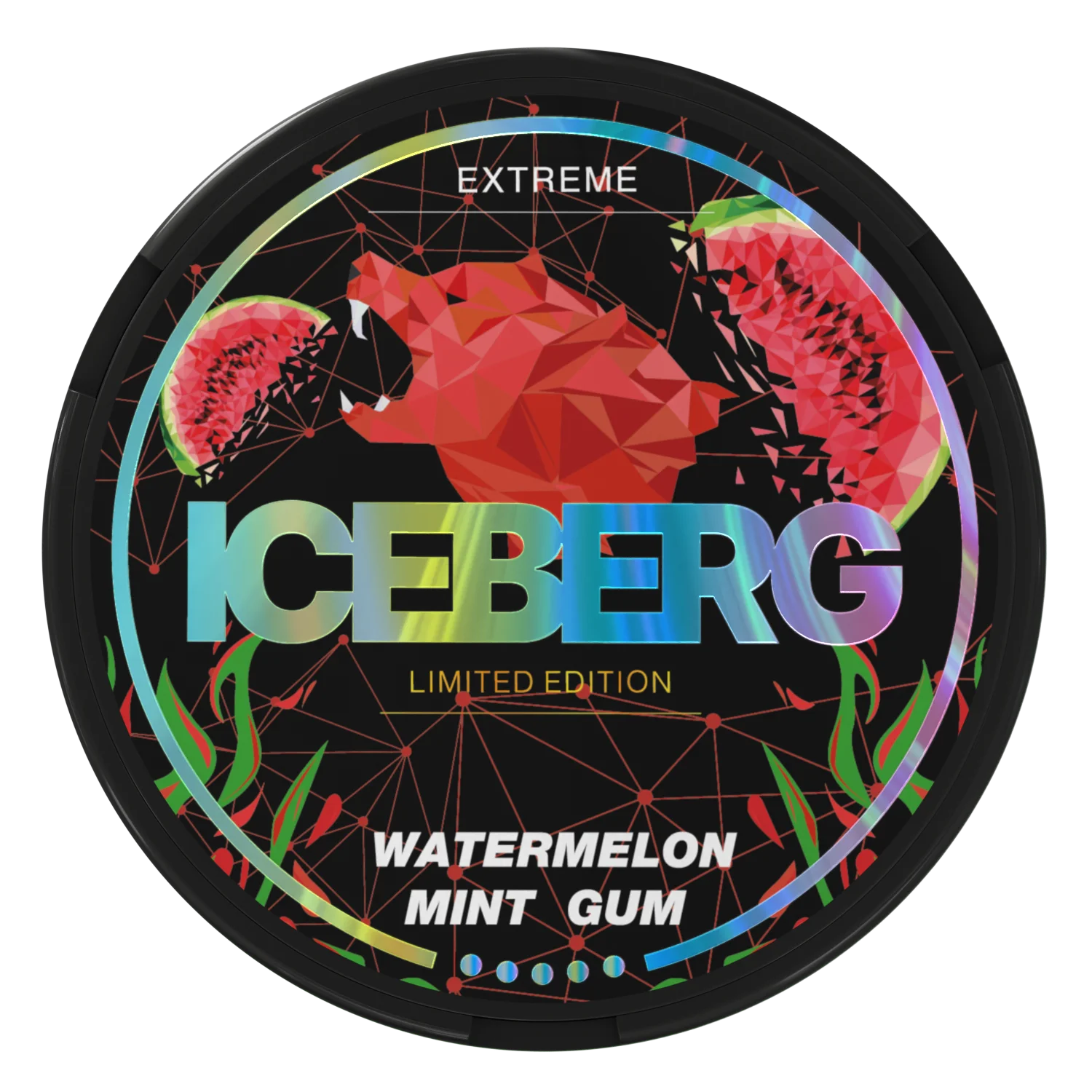 iceberg bolsitas nicotina 50mg watermelon mint gum