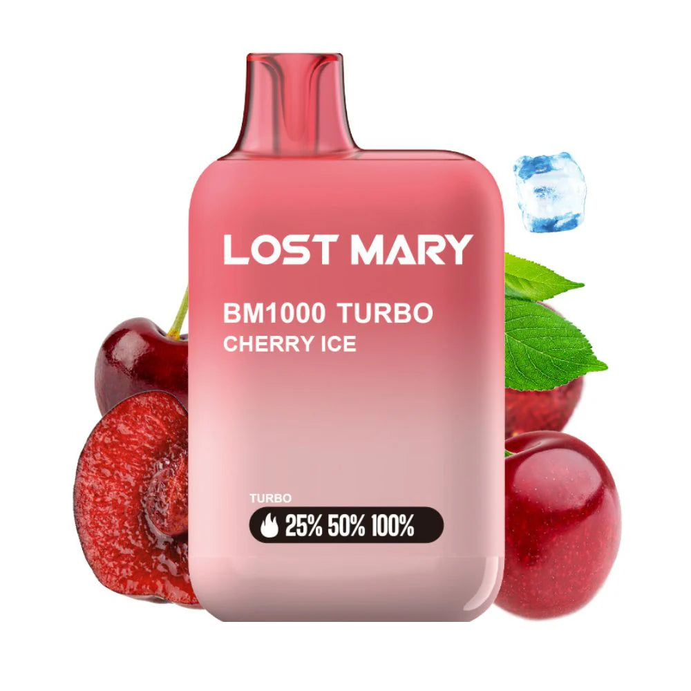 lost mary bm1000 cherry ice vape desechable