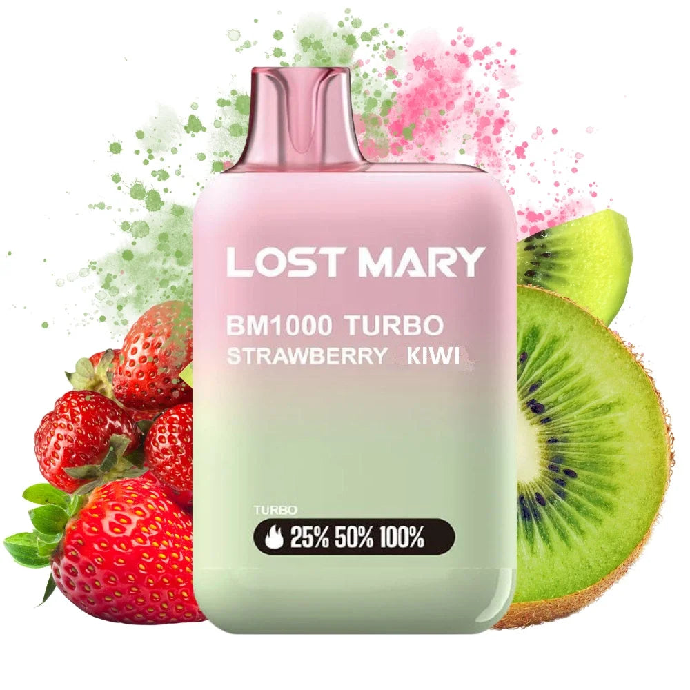 lost mary bm1000 strawberry kiwi vape desechable