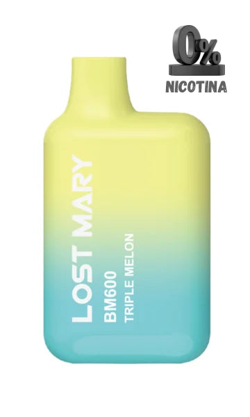 lost mary bm600 0mg triple melon sin nicotina vape desechable