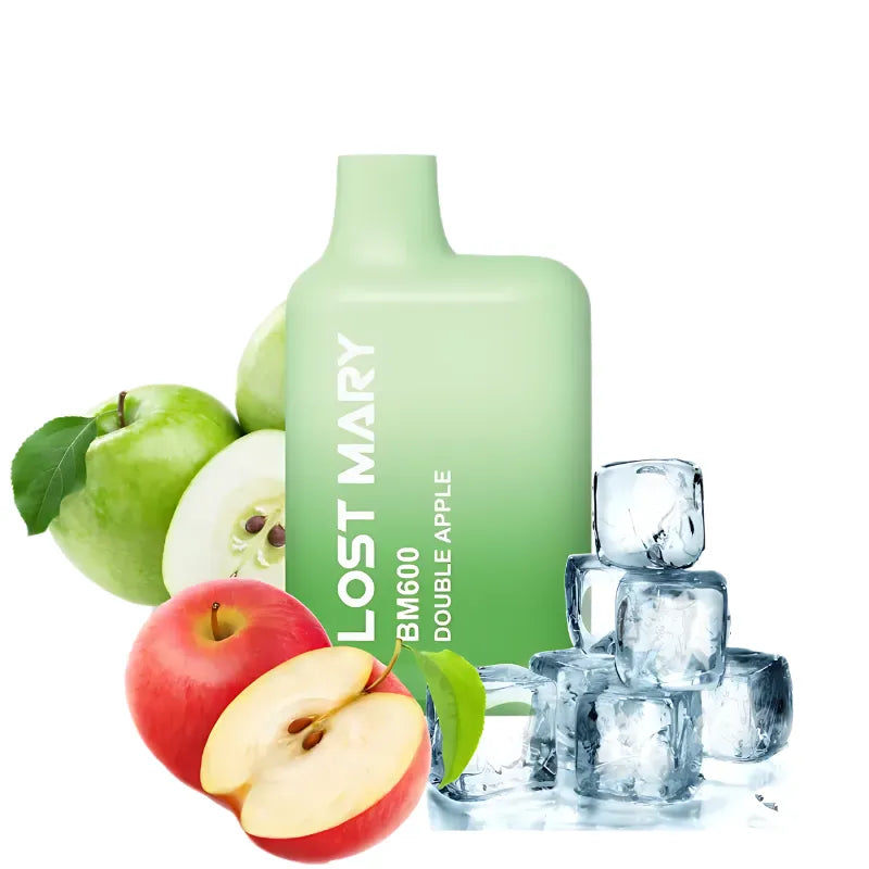 lost mary bm600 double apple 20mg vape desechable