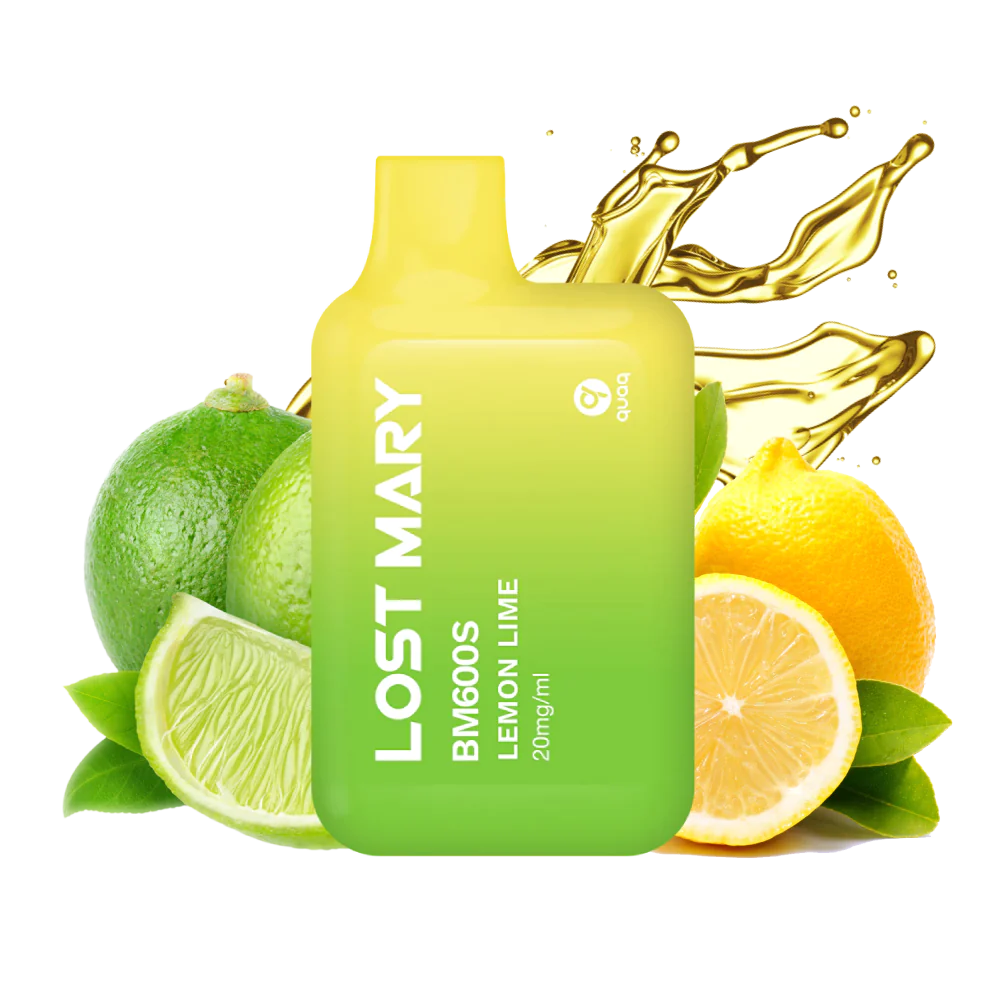 lost mary bm600s lima limon 20mg lemon lime vape desechable