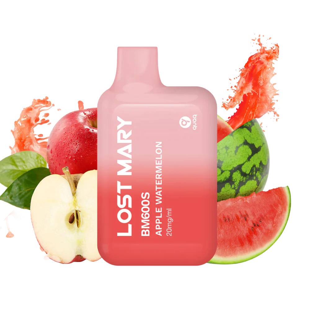 lost mary bm600s manzana sandia 20mg apple watermelon vape desechable