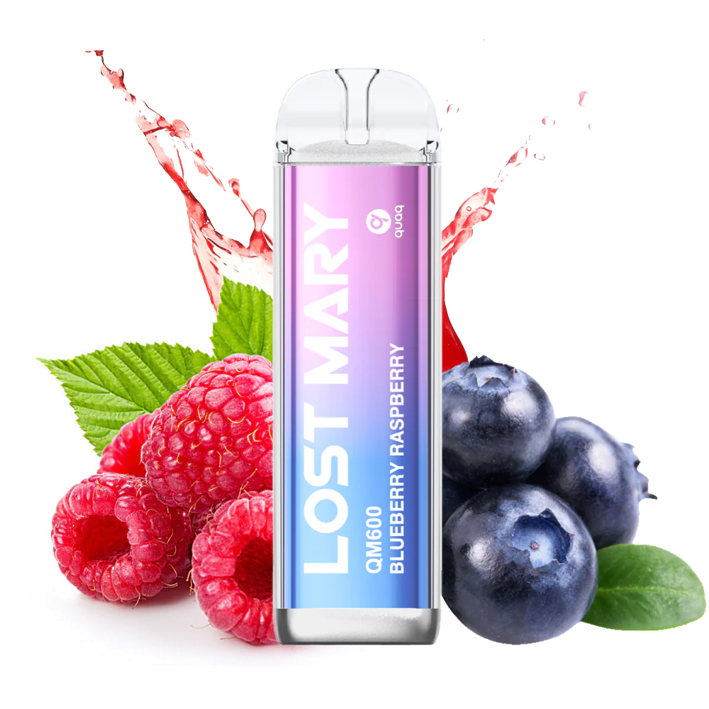 lost mary qm600 arandanos frambuesa 20mg blueberry raspberry vape desechable