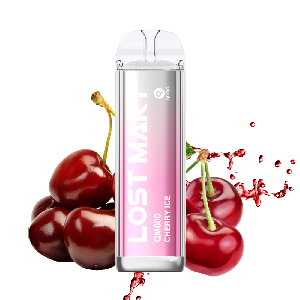 lost mary qm600 cereza hielo 20mg cherry ice vape desechable
