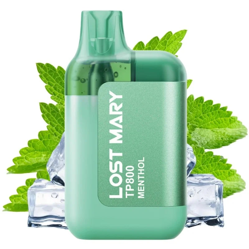 lost mary tp800 menthol vape desechable