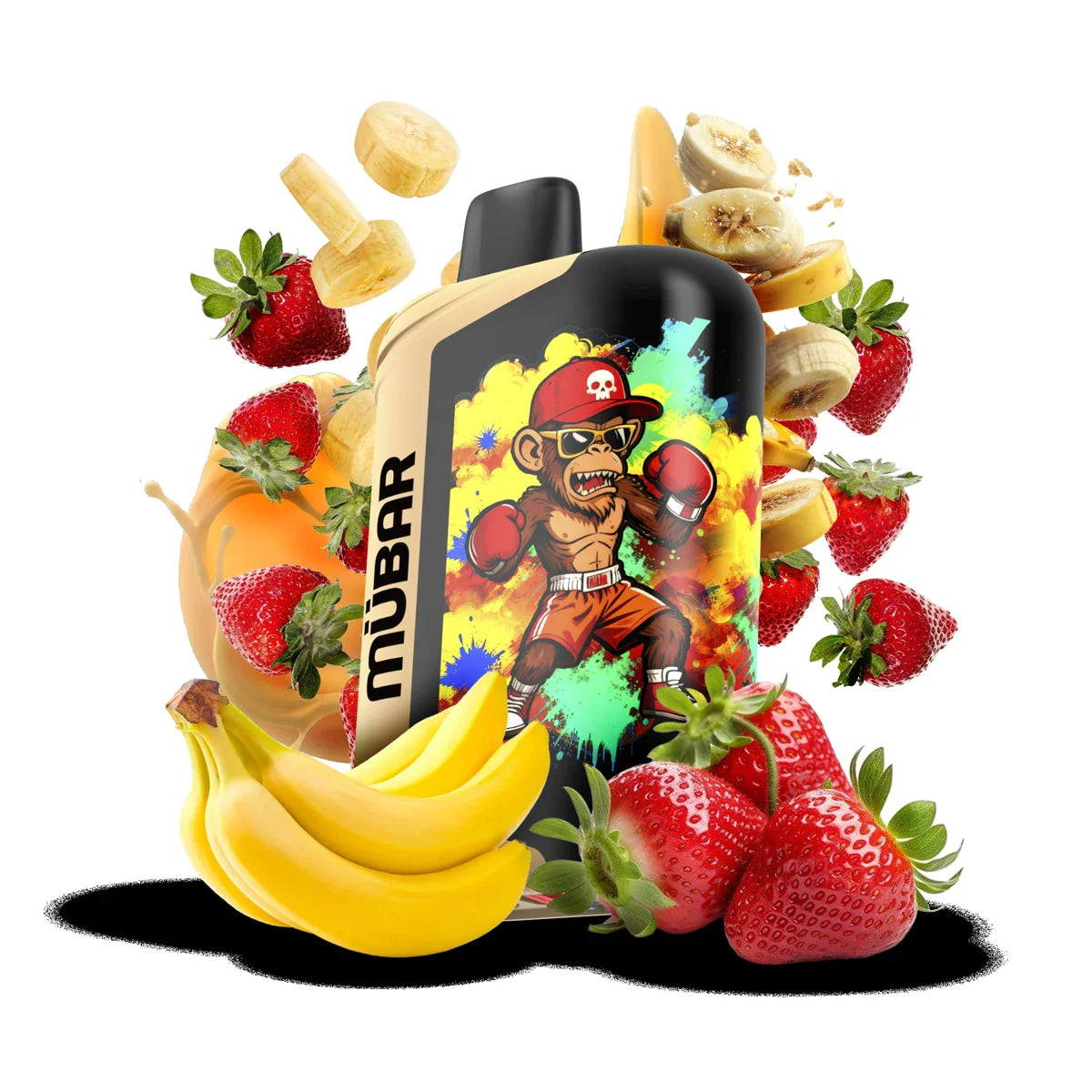 Mübar Eden Beast 50K 0mg Sin Nicotina Fresa Plátano