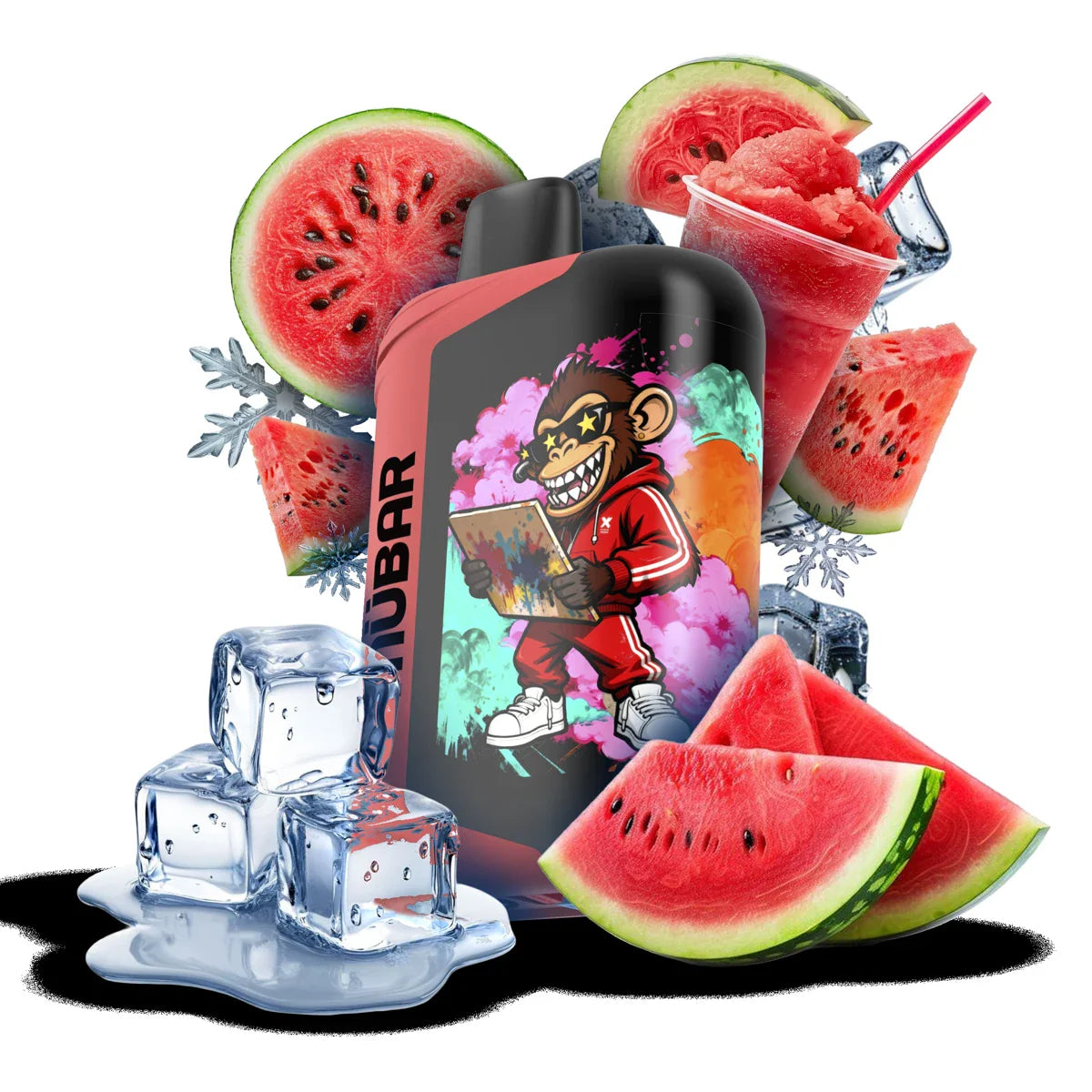 Mübar Eden Beast 50K 0mg Sin Nicotina Sandía Hielo