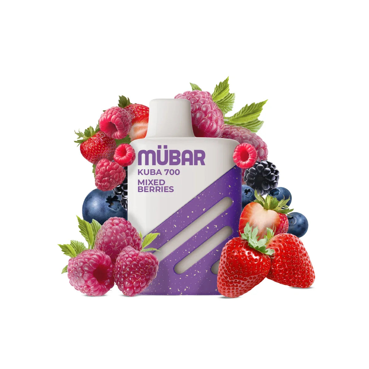 Mübar Kuba 700 0mg Sin Nicotina Frutos Rojos
