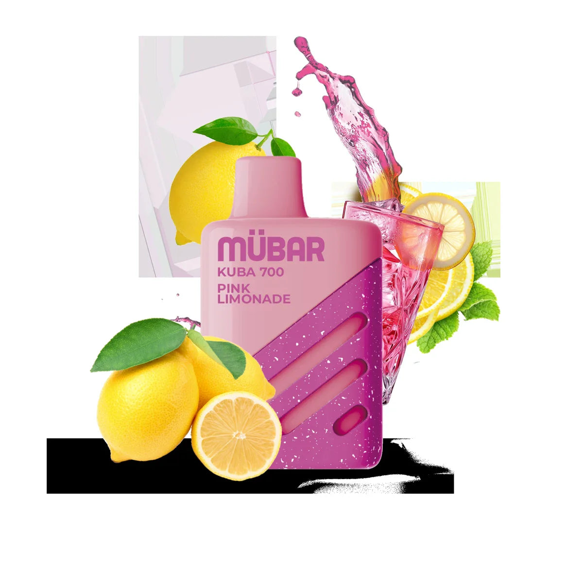 Mübar Kuba 700 20mg Limonada Rosa