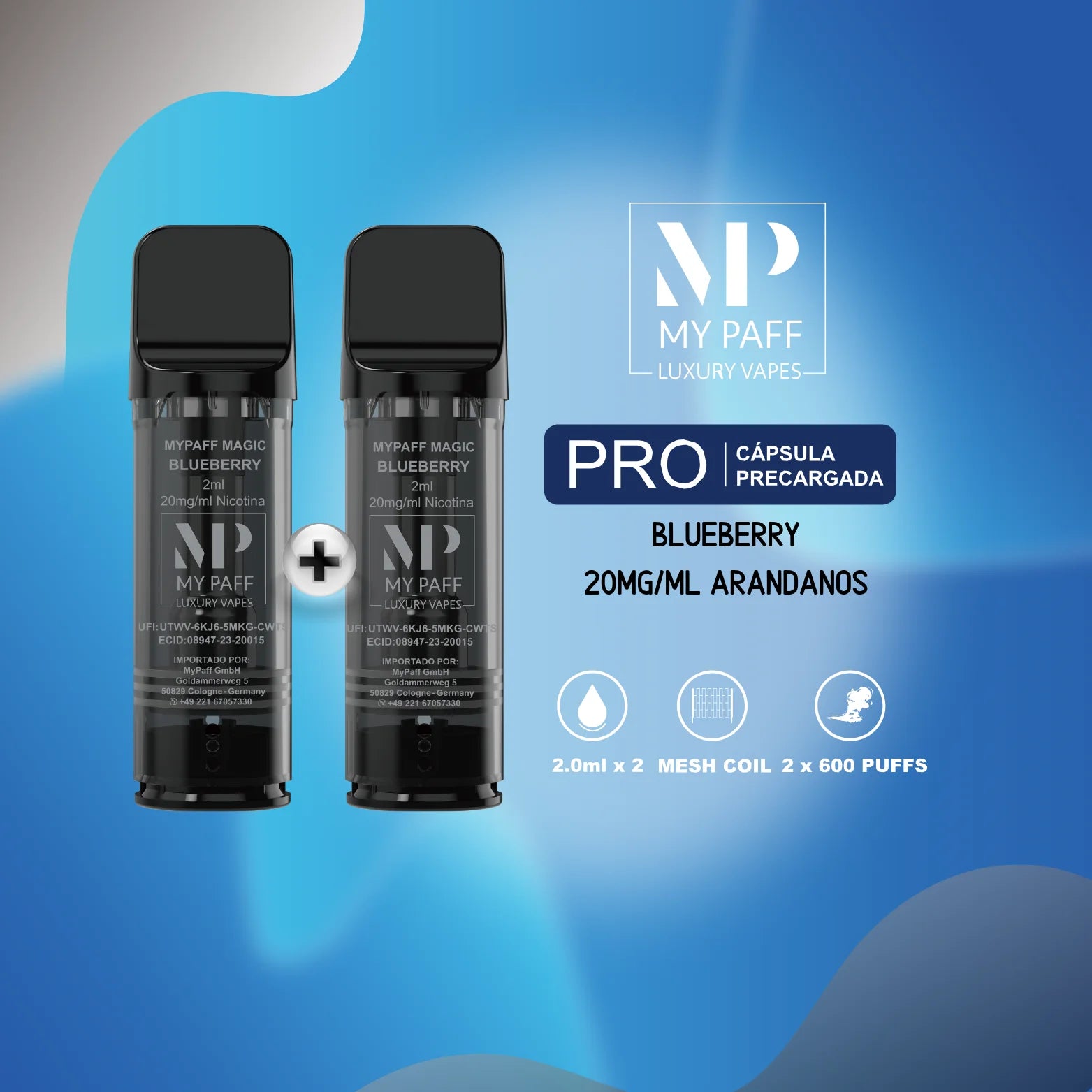 my paff pro capsula arandano