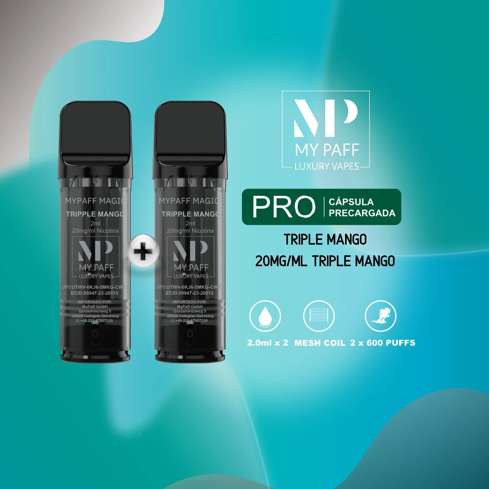 my paff pro capsula triple mango