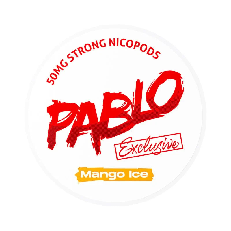 pablo exclusive bolsitas nicotina 50mg mango hielo